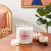 2-Wick 15oz Glass Jar Flower Label Pumpkin Flower Candle - Opalhouse™