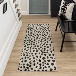 Daffodil Leopard Print Woven Rug - Threshold™ Blue -Heyday Sales Shop GUEST 07a46966 4f77 4016 984c c57db05890b3