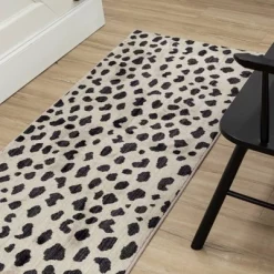 Daffodil Leopard Print Woven Rug - Threshold™ Blue -Heyday Sales Shop GUEST 0efea80e 333d 4d53 ba99 3047838bb320