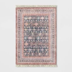 Alexandra Floral Printed Border Persian Rug Blush - Opalhouse™ -Heyday Sales Shop GUEST 13831d26 e9c0 4d66 95de 449574be25e7