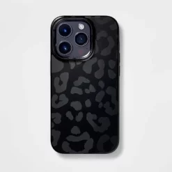 Apple iPhone 14 Pro Case with MagSafe - heydayâ„¢ Black Leopard Print