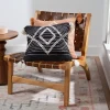 Embroidered Textured Diamond Throw Pillow Black/Cream - Opalhouse™