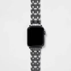Apple Watch Scalloped Metal Link Band - heyday™ Black