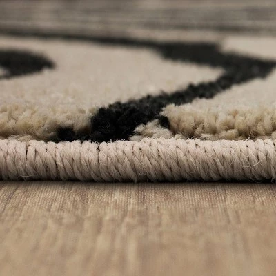 Zebra Stripe Woven Rug - Opalhouse Cream 2 Zebra Stripe Woven Rug - Opalhouse Cream - Image 2