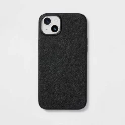 Apple iPhone 14 Plus Saffiano Case - heydayâ„¢ Black