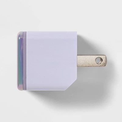 Single Port USB-C 30W Wall Charger - heyday™ Soft Purple 1 Single Port USB-C 30W Wall Charger - heyday™ Soft Purple