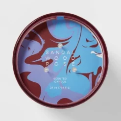 3-Wick 28oz Glass Sandalwood Rose Candle Burgundy - Opalhouse™ 5 3-Wick 28oz Glass Sandalwood Rose Candle Burgundy - Opalhouse™ -Heyday Sales Shop GUEST 44dfd8e3 508e 4243 a6bb 4bb1c2bed4a3