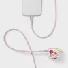 2-Port Wall Charger with 6' Lightning to USB-C Cable - heyday™ Floral
