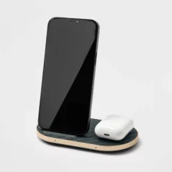Qi 2-in-1 Wireless Charger - heyday™ Night Gray