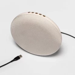 Round Bluetooth Wireless Speaker - heyday™ Stone White