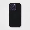 Apple iPhone 14 Pro Magnetic Case - heyday™ Black Silicone