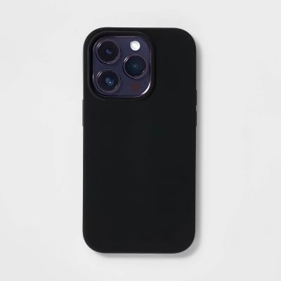 Apple iPhone 14 Pro Magnetic Case - heyday™ Black Silicone 1 Apple iPhone 14 Pro Magnetic Case - heyday™ Black Silicone