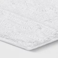 Floral Bath Rug True White - Opalhouse™