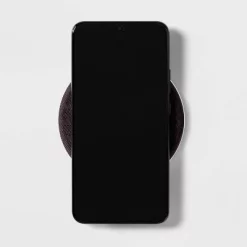 Qi Wireless 15W Charging Puck - heyday™ Dark Oak