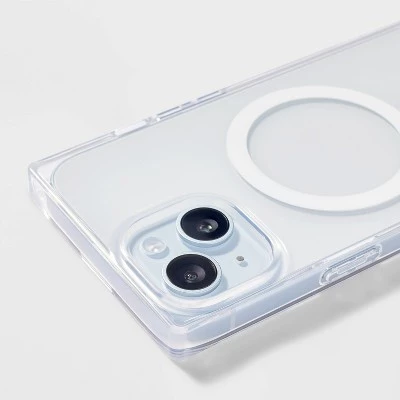 Apple iPhone 15/iPhone 14/iPhone 13 Square Case - heyday™ Clear 2 Apple iPhone 15/iPhone 14/iPhone 13 Square Case - heyday™ Clear - Image 2