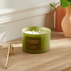 12oz Ombre Glass Jar with Lid Watermelon Margarita - Opalhouse™