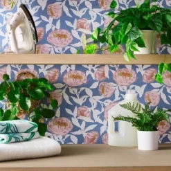 Floral Peel & Stick Wallpaper Blue/White - Opalhouse™ 6 Floral Peel & Stick Wallpaper Blue/White - Opalhouse™ -Heyday Sales Shop GUEST 8bf76b28 6eb0 4988 a19a 4ee2df90f2c5