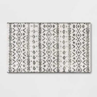Luna Aztec Diamond Printed Rug Black - Opalhouse™ 4 Luna Aztec Diamond Printed Rug Black - Opalhouse™ - Image 4