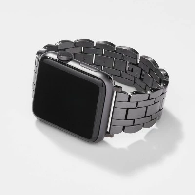 Apple Watch Scalloped Metal Link Band - heyday™ Black 2 Apple Watch Scalloped Metal Link Band - heyday™ Black - Image 2
