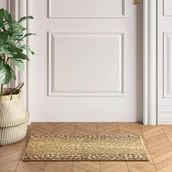 Elderberry Snake Skin Print Woven Rug Gray - Opalhouse™