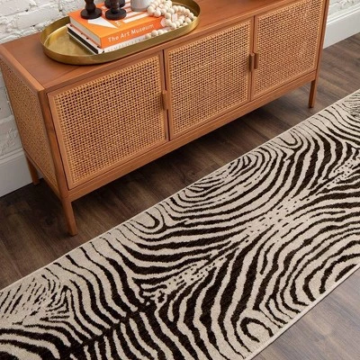 Zebra Stripe Woven Rug - Opalhouse Cream 7 Zebra Stripe Woven Rug - Opalhouse Cream - Image 7