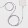 10' Lightning to USB-C Round Cable - heyday™ Soft Purple