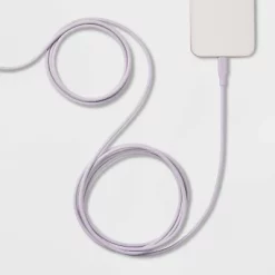 10' Lightning to USB-C Round Cable - heyday™ Soft Purple