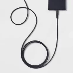 6' USB-C to USB-C Round Cable - heyday™ Black