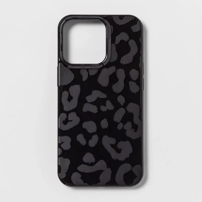 Apple iPhone 13 Pro Case - heyday™ Black Leopard Print 3 Apple iPhone 13 Pro Case - heyday™ Black Leopard Print - Image 3