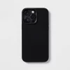 Apple iPhone 14 Pro Max Magnetic Case - heyday™ Black Silicone
