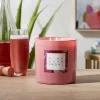 3-Wick 28oz Glass Champagne Candle Light Pink - Opalhouse™