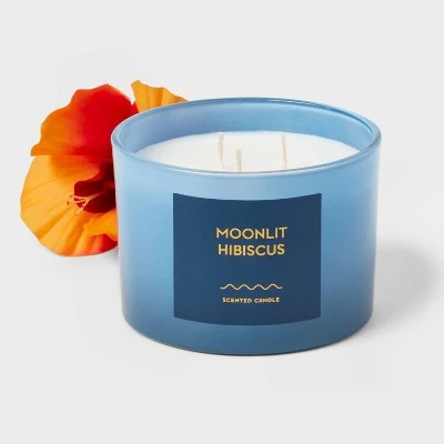 12oz Ombre Glass Jar with Lid Moonlit Hibiscus - Opalhouse™ 2 12oz Ombre Glass Jar with Lid Moonlit Hibiscus - Opalhouse™ - Image 2