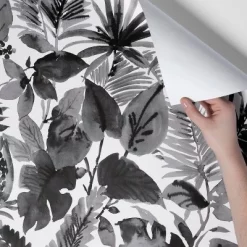 Tropical Leaves Peel & Stick Wallpaper Black/White - Opalhouse™ -Heyday Sales Shop GUEST d8009e17 1663 4771 b743 0209176b6b98