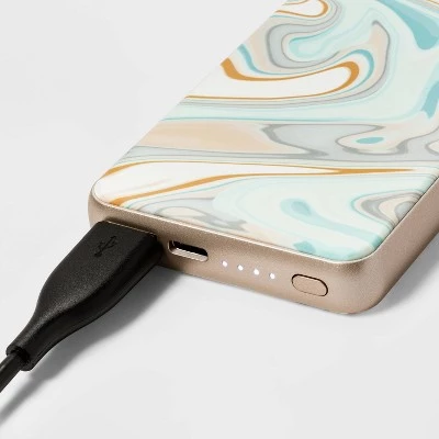 5000mAh Power Bank - heyday™ Pastel Marble 1 5000mAh Power Bank - heyday™ Pastel Marble