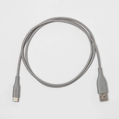 3' USB-C to USB-A Round Cable - heyday™ Wild Dove 2 3' USB-C to USB-A Round Cable - heyday™ Wild Dove - Image 2