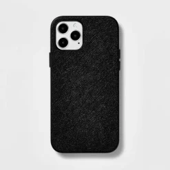 Apple iPhone 12/iPhone 12 Pro Case - heyday™ Black Saffiano